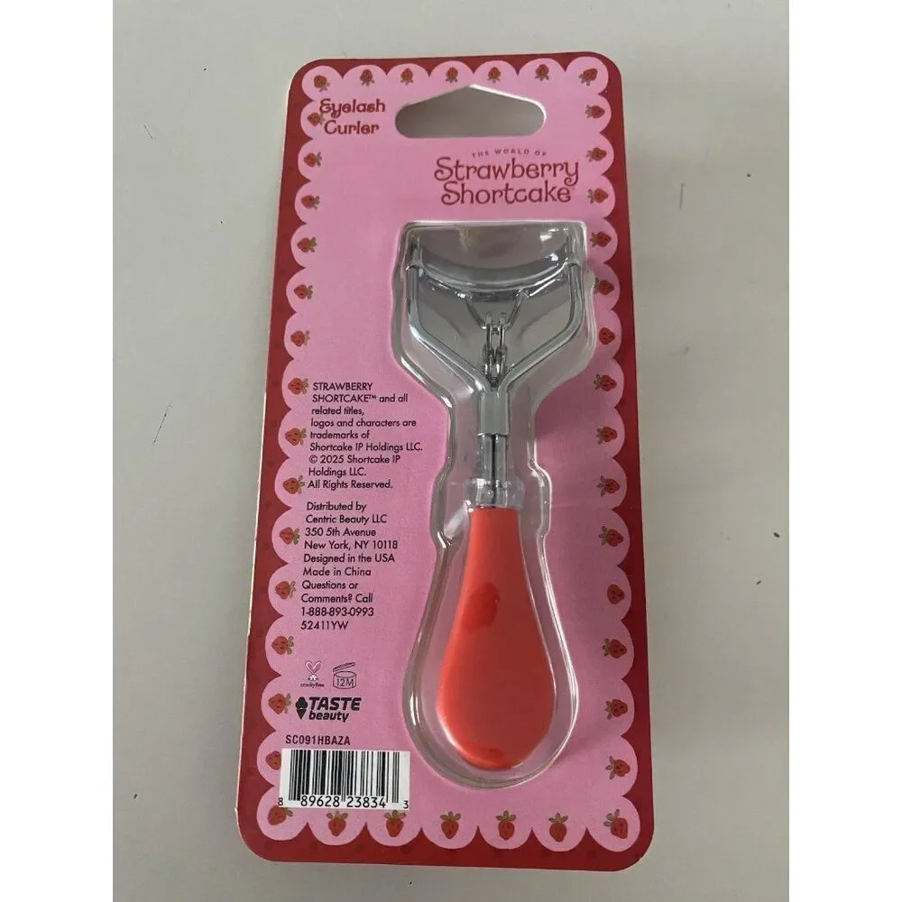 Taste Beauty Strawberry Shortcake Red Eyelash‎ Curler NEW